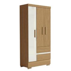 Imagem de Guarda Roupas Solteiro 3 Portas 2 Gavetas Coimbra Atacama/off White