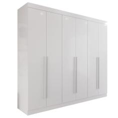 Imagem de Guarda-Roupa Casal 100% MDF 6 Portas 4 Gavetas Grécia - Mais Móveis (Cinamomo)