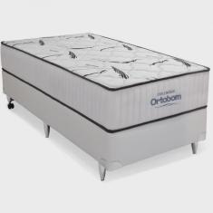 Imagem de Cama Box Highfoam Colchão Solteiro Ortobom