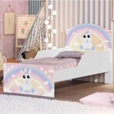 Imagem de Mini Cama Unicórnio Bebê Com Colchão