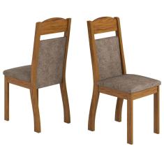 Imagem de Cadeiras Kit 2 Cadeiras Selena 14110 Seda/Malta - Viero Móveis