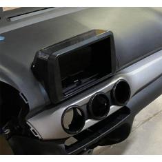 Imagem de Moldura Painel 2Din Multimidia Mp5 Fiat Argo Cronos