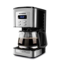 Imagem de Cafeteira Elétrica Mondial Dolce Arome Preto e Inox C4432XSDI