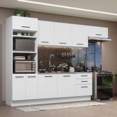 Imagem de Cozinha Completa 330001 Com Armário E Balcão Branco Branco