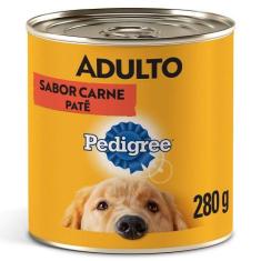 Imagem de Ração Pedigree Lata Patê De Carne Para Cães Adultos - 280 G