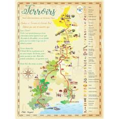 Imagem de Quebra cabeça Mapa gastronômico da Estrada Real 98x70 -1014