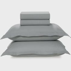 Imagem de Jogo de Cama Karsten Tom 200 Fios 4 Peças Casal Azul