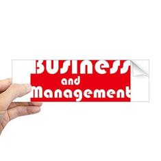Imagem de DIYthinker Major Business and Management Adesivo de para-choque retangular  decalque para janela