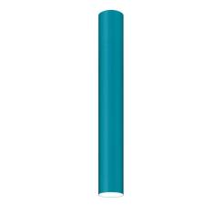 Imagem de Plafon Viena Tubo 60Cm Conti Iluminação Verde Tiffany