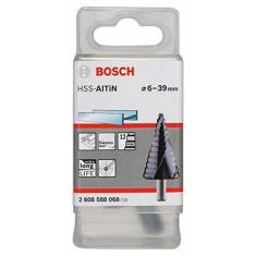 Imagem de Broca Escalonada para Metal Bosch Aço Rápido com Alumínio e Titânio HSS-AlTiN 4,0-12,0mm - 5 diâmetros