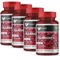 Imagem de Cranberry Suplemento 500Mg 60 Cápsulas Muwiz