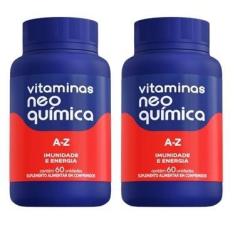 Imagem de Kit 2 Vitamina a-z Suplemento 60 Cápsulas - Neo Química