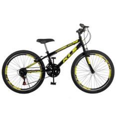 Imagem de Bicicleta Aro 24 Kls Sport Gold Freio V-Brake Mtb 21 Marchas, Preto, A