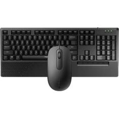 Imagem de Teclado e Mouse com Fio Rapoo NX2000 Black (Ingles)