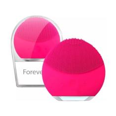 Imagem de Esponja Mini Elétrica Massageadora Para Limpeza Facial Pink