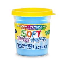 Imagem de Massa De Modelar Acrilex Soft 150g 811 Azul Bb