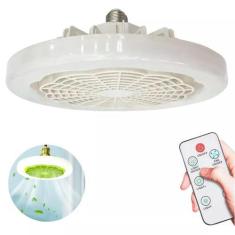 Imagem de Teto Led E Ventilador Dupla Conveniência Com Controle Remoto - Laurus