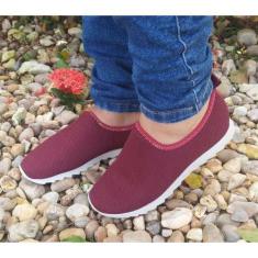 Imagem de Tênis Feminino Calce Fácil Moda Fashion Conforto Trabalho Academia Dia