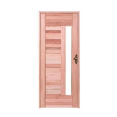 Imagem de Kit Porta de Madeira Pivotante Lado Esquerdo 213x80cm Batente 12cm PE34 Esel
