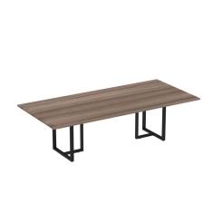 Imagem de Mesa Reunião 2600x1200mm Mr2600p25tub Walnut/Preto