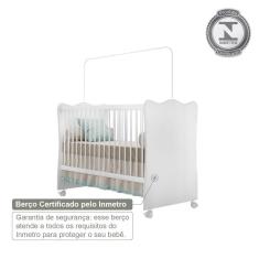 Imagem de Berço Simples Qmovi com rodizio