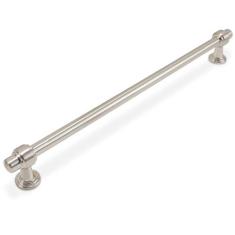 Imagem de POVEFONK Pacote com 10 puxadores de armário de cozinha de níquel acetinado escovado de 254 mm puxadores de gaveta puxadores de gaveta puxadores de gaveta ferragens de armário de cozinha puxadores de