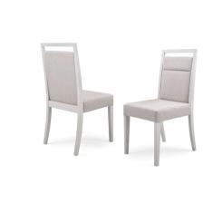 Imagem de Conjunto 6 Cadeiras De Jantar Herval Amarilis, Bege E Off White