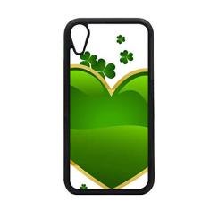 Imagem de Capa para iPhone XR Clover Heart Ireland St. Patrick's Day para proteção de telefone Apple