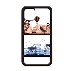 Imagem de Contorno de instalações de parque de diversões para iPhone 11 Pro Max capa para Apple Mobile