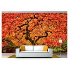 Imagem de Papel De Parede Floresta Natureza Árvores 3D 3M² Xna202