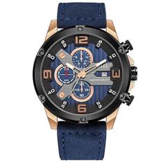 Imagem de Relógio Masculino Luxuoso Quartzo 9082 à prova água ()