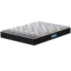 Imagem de Colchão King Size Probel Guarda Costas Promiddle Espuma D28 22x193x203cm - Branco/Preto
