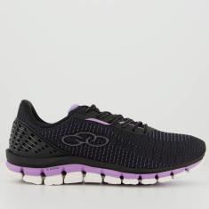 Imagem de Tênis Olympikus Estilo 2 Feminino Preto e Roxo-Feminino