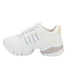 Imagem de Tênis Feminino Chunky Branco Holográfico Ramarim 2380203-0001