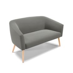 Imagem de Namoradeira 02 Lugares Stella Suede P s Palito Natural D'ross