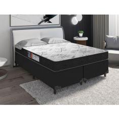 Imagem de Cama Box Bipartido Casal + Colchão Portobel Egito Ortopédico D28 59x138x188