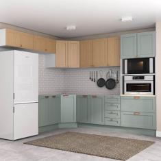 Imagem de Cozinha Modulada 8 Peças Sem Tampo 1 Torre 4 Aéreos 3 Balcões Arizona