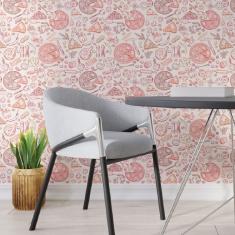 Imagem de Papel De Parede Adesivo Pizza N013208 Rolo 0,58X3M