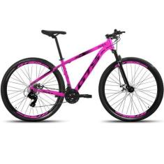 Imagem de Bicicleta Aro 29 GTS Full  21 Marchas Câmbios Shimano - GTS FELL, Rosa