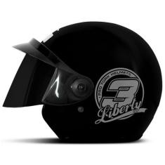 Imagem de Capacete Para Moto Aberto Pro Tork Liberty Three 3 com viseira fumê Ma