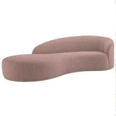 Imagem de Divã Recamier Orgânico França 180cm Lado Esquerdo Linho - Doce Sonho M