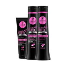 Imagem de Kit Haskell Cavalo Forte Hidra 500ml Shp/Cond/Creme Pentear