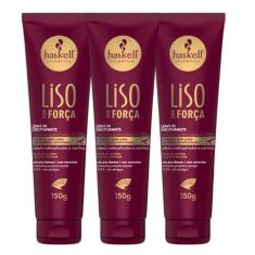 Imagem de Kit 3 Leave In Com Força Haskell Creme De Pentear 150Gr