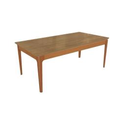 Imagem de Mesa De Sala Jantar Mira Madeira Maciça C-tampo Madeirado C- Vidro 90x160cm Carvalho-nogueira-vidro Nogueira - Kappesberg