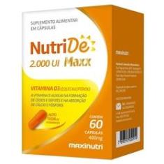 Imagem de NutriDê Maxx Vitamina D 2000UI 60Cáps - Maxinutri