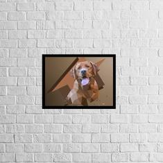 Imagem de Quadro Decorativo Fotografia Labrador 45x34cm