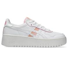 Imagem de Tênis Asics Japan S Pf - Feminino - Branco Com Laranja E Rosa