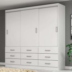 Imagem de guarda-roupa casal isabela 3 pt 9 gv branco