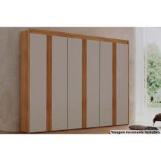 Imagem de Guarda Roupa Casal 6 Portas e 6 Gavetas Apolo Naturale Off White - Rufato