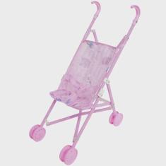 Imagem de Carrinho de Boneca Bebê Infantil Dobrável Menina Plástico Rosa Importway Bw150